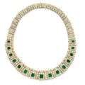 An emerald and diamond necklace, by Van Cleef & Arpels