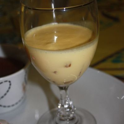 Ananas confit miel-vanille et mascarpone