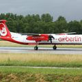 Bombardier Dash 8-402 Air Berlin D-ABQA. BSL June 29. 2013. Photo: Jean-Luc