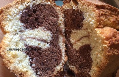Recette gâteau marbré au Nutella (en images)