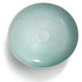 A Korean celadon moulded ‘Lotus scroll’ bowl, Goryeo dynasty, 12th century