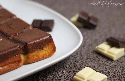 Gâteau aérien aux deux chocolats