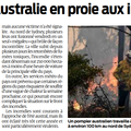 Incendie en Australie