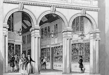 Burlington Arcade, un passage commercial  de LONDRES