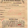 L'ARGUS DE LA PRESSE . 1909 .LA LANTERNE.