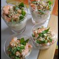 VERRINES CREVETTES ET FROMAGE FRAIS [#VERRINE #CREVETTES #SUMMER]