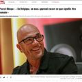 Pascal Obispo : « En Belgique, on nous apprend encore ce que signifie être humain » Article Paris-Match