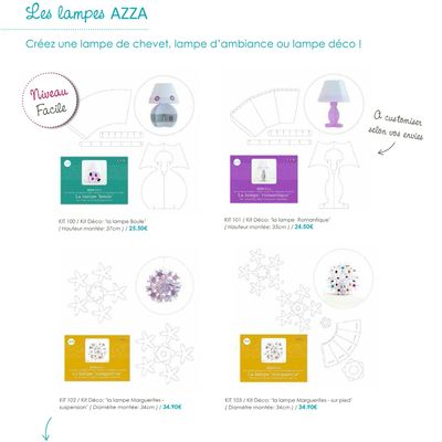 Nouveautés Azza novembre 2013