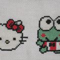 Hello Kitty et Keroppi