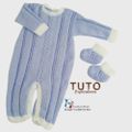 TUTO tricot bb BOUTIQUE bebe modele layette bébé et patron a tricoter Explications brassière, bonnet, bloomer, chaussons