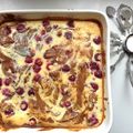 BROWNIE/CHEESE-CAKE aux framboises