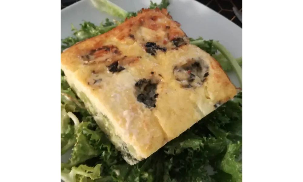 Quiche au brocoli et au bleu d'Auvergne