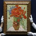 BBC News : Van Gogh floral still life sold for $61.8m (£38.7m)