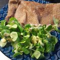 Galettes sarrasin au jambon fumé, oeuf, fromage