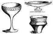 Le verre à boire. Du plomb à l’or. Au 5ème siècle.