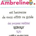 Le guide des poupées réalistes crée et offert par Ambreline à tous les visiteurs de l'expo (24 pages)