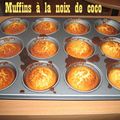 Muffins à la noix de coco