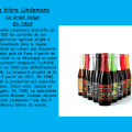 la bière Lindemans, en 1869