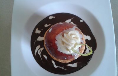 Pommes au four aux deux chocolats (du chef Custos) 