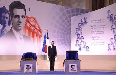 Mélinée et Missak Manouchian au Panthéon : pluie et émotion !