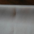 Tissu satin blanc polyester