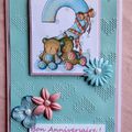 DES CARTES POUR DES ANNIVERSAIRES