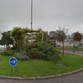 Rond-point à Saint-Julien-les-Villas