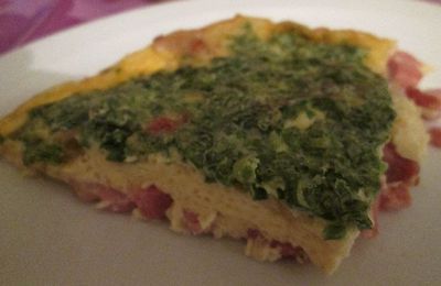 Clafoutis lardons fines herbes