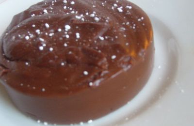 Petits flans au chocolat : 0, 25 € /pers.