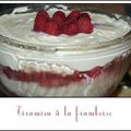 Tiramisu à la framboise