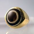 Gold Ring Featuring an Iron Age Eye-Agate, Syria, 900 BC to 700 BC