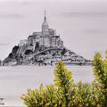 Ajoncs du Mont Saint Michel   ( 27x22 )