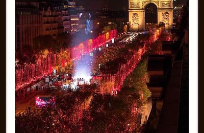 Illuminations à partir de ce soir sur les Champs Elysées