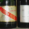 Des vins de champagne à l'aveugle: Larmandier Bernier, Mumm, Francis Boulard et fille