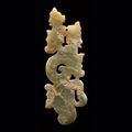 A rare jade 'human-dragon' pendant, Western Zhou dynasty (c. 1045 BC–771 BC)