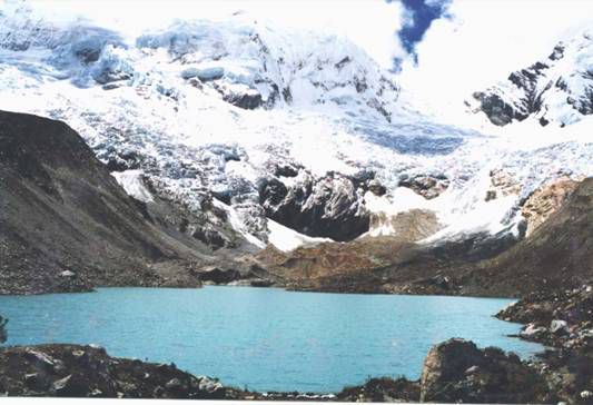 Lago Palcacocha en 2002 