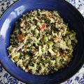 Taboulé aux lentilles vertes et quinoa