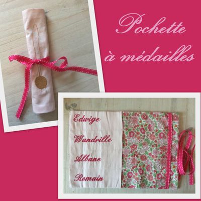 Une pochette à médailles