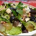 Salade d'automne aux deux raisins
