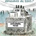 ...émeutes de 2005 - par Foolz - Charlie Hebdo N°1214 - 28 octobre 2015