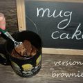mug cake chocolat façon brownie