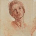 William Holman Hunt, R.W.S., O.M. (1827-1910) Study for the head of Christ in 'The Shadow of Death' 