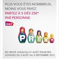 Promo SNCF été 2012!!