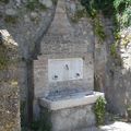 Fontaine à Biot dans les Alpes Maritimes