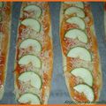 Chapata, Pizza-Baguette à la Courgette