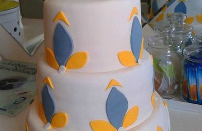 Un wedding cake en toute simplicité...