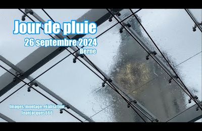 Il automne - Gouttes de pluie sur les carreaux