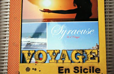 Mini album Voyage en Sicile # DT La malle aux fleurs