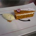 Mille-feuille ananas/gimgembre "Club-dauphin '10"