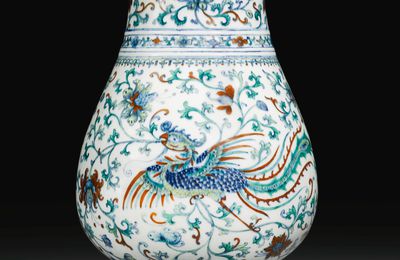 A doucai ‘phoenix’ vase, Qing dynasty, 18th century